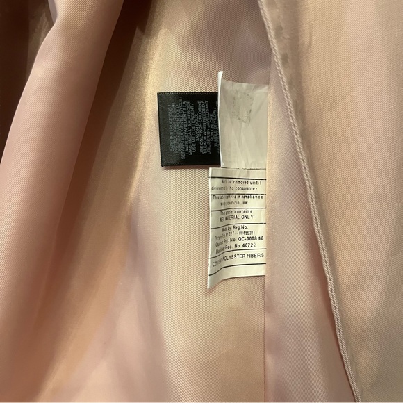 Sam Edelman double breasted trench coat blush Belted Size XL - Picture 7 of 9